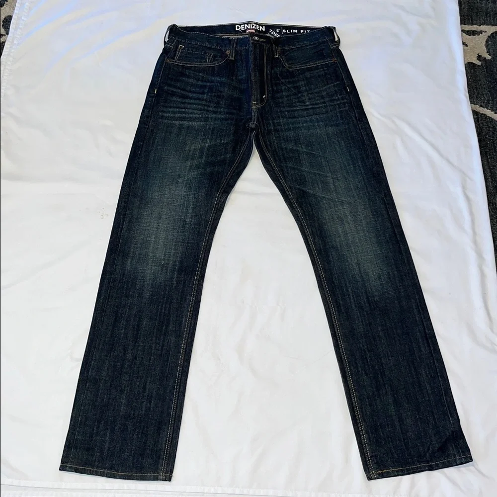 Levi's Denizen Dark Indigo Slim Fit Jeans